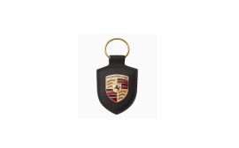 Porsche Crest Keyring - Black 